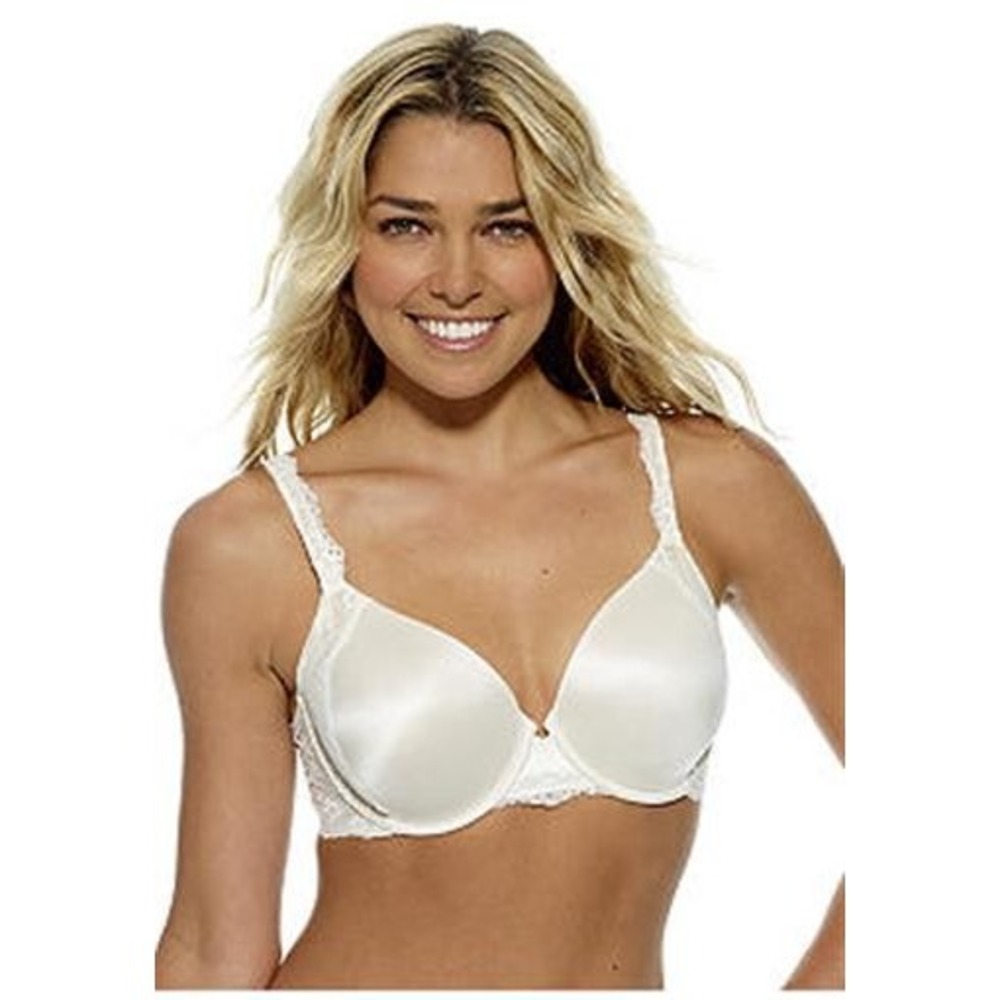 NWOTD Maidenform 36B Pure Genius 7549 Extra Coverage Bra Lace White 132371